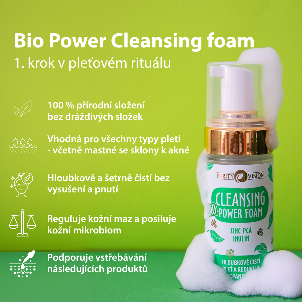 Bio Cleansing Power Αφρός 90 ml