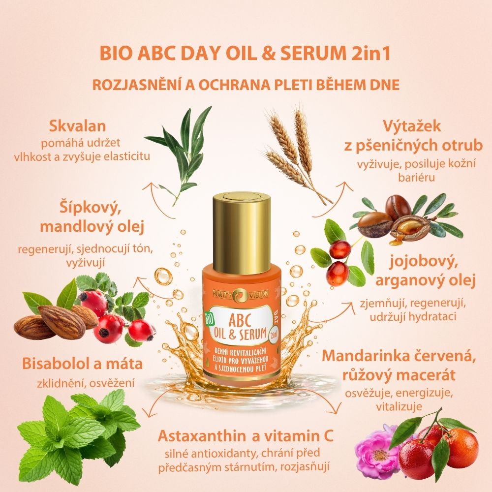 Βιολογικό ABC Ημέρας Λάδι & Ορός 2σε1 30 ml