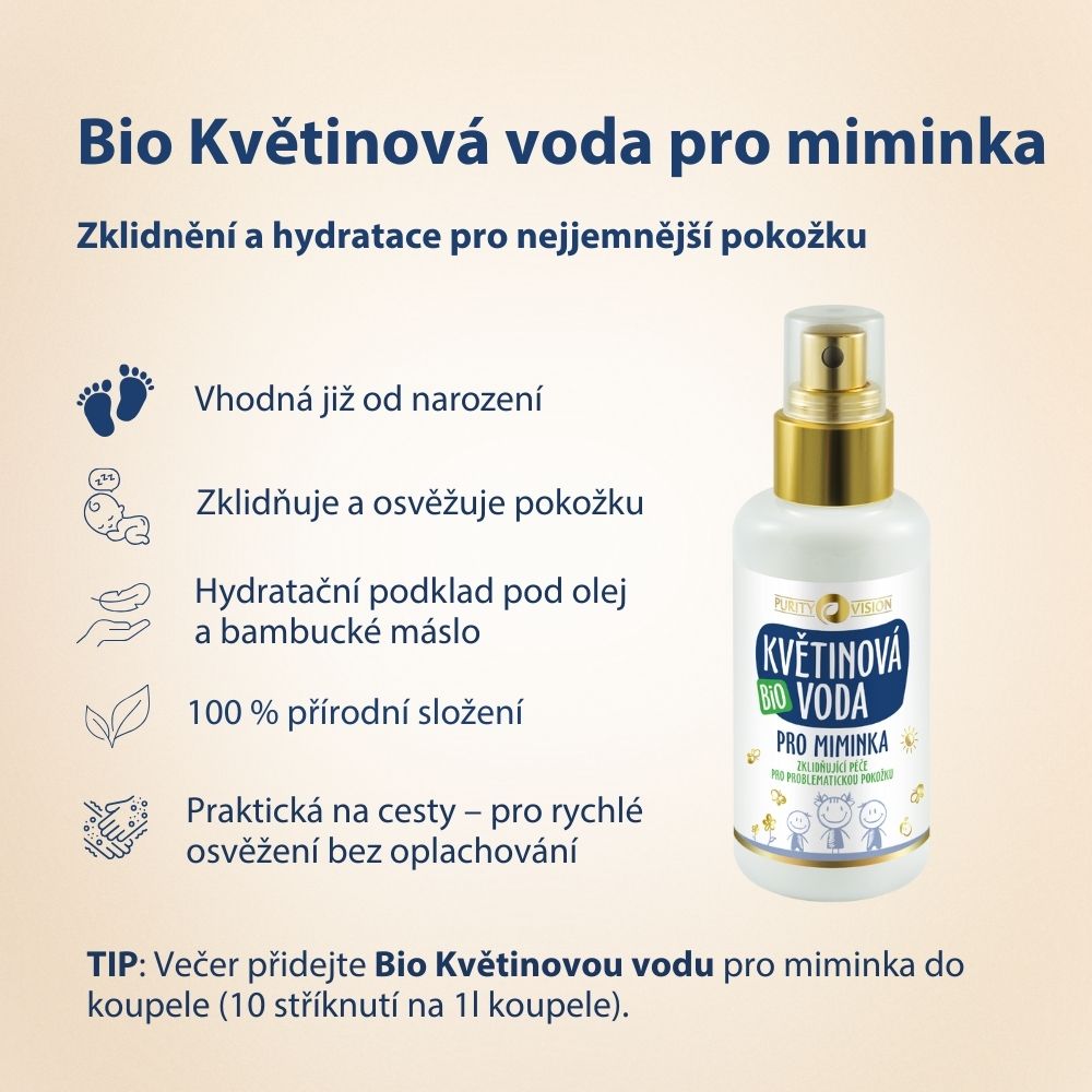 Βιολογικό Ανθονερό για Μωρά 100 ml