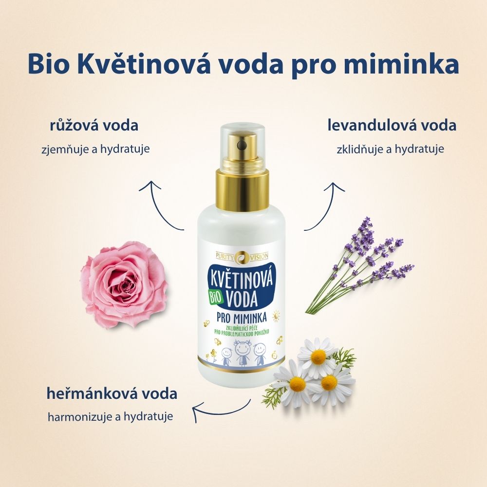 Βιολογικό Ανθονερό για Μωρά 100 ml
