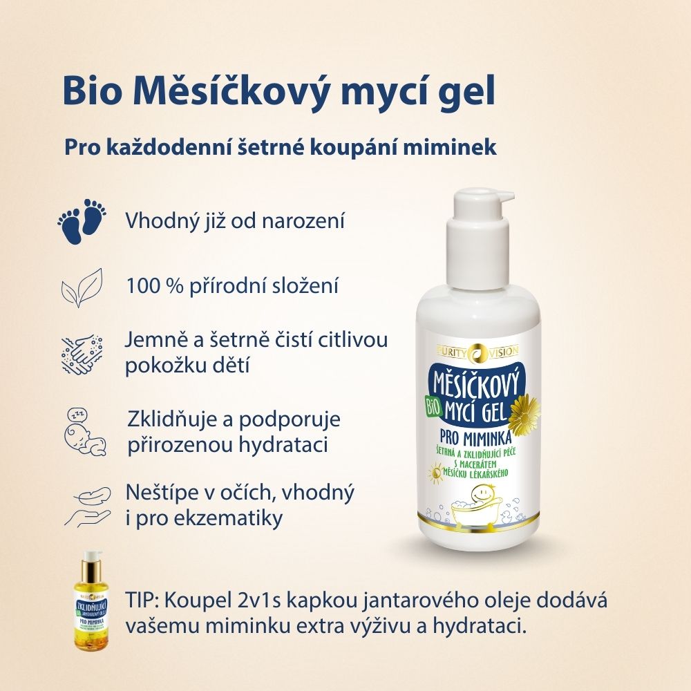 Βιο Τζελ Καθαρισμού για Μωρά 200 ml