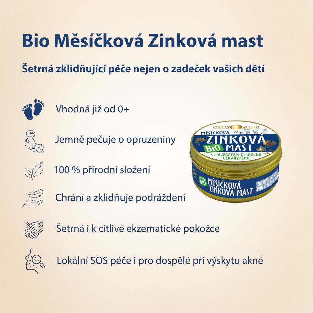 Βιολογική Αλοιφή Καλέντουλας με Ψευδάργυρο 150 ml