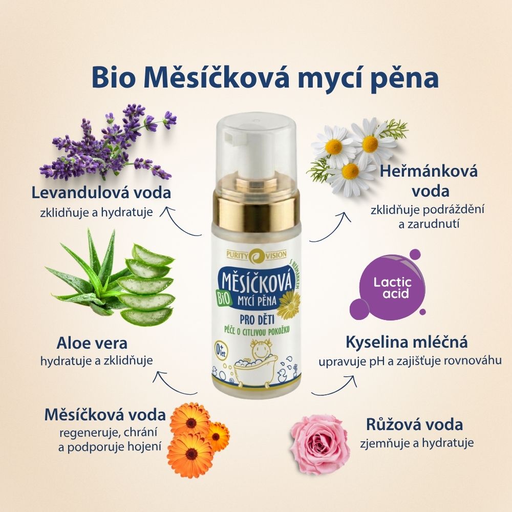 Βιο Αφρός Καθαρισμού Καλέντουλας για Παιδιά