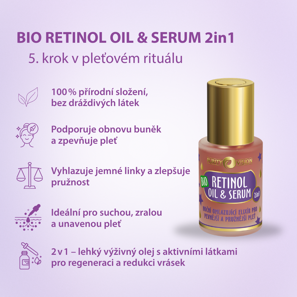 Bio Ρετινόλη Λάδι & Ορός 2σε1 30 ml