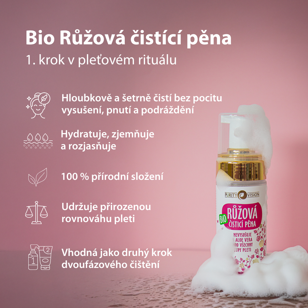 Bio Rose Αφρός Καθαρισμού 90 ml