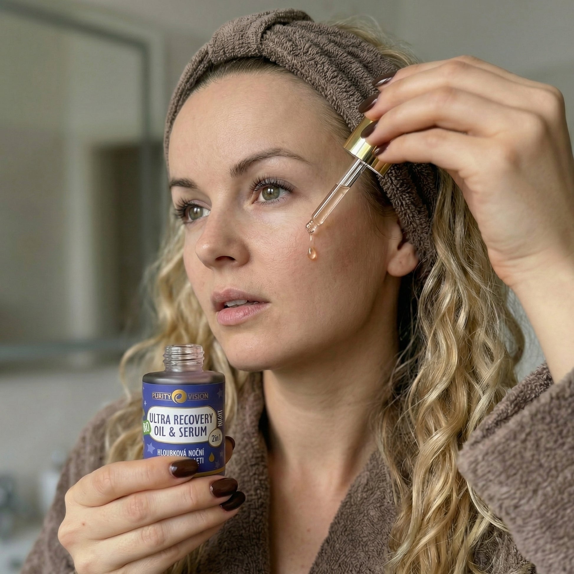 Βιολογικό Ultra Recovery Νυκτός Λάδι & Ορός 2σε1 30 ml